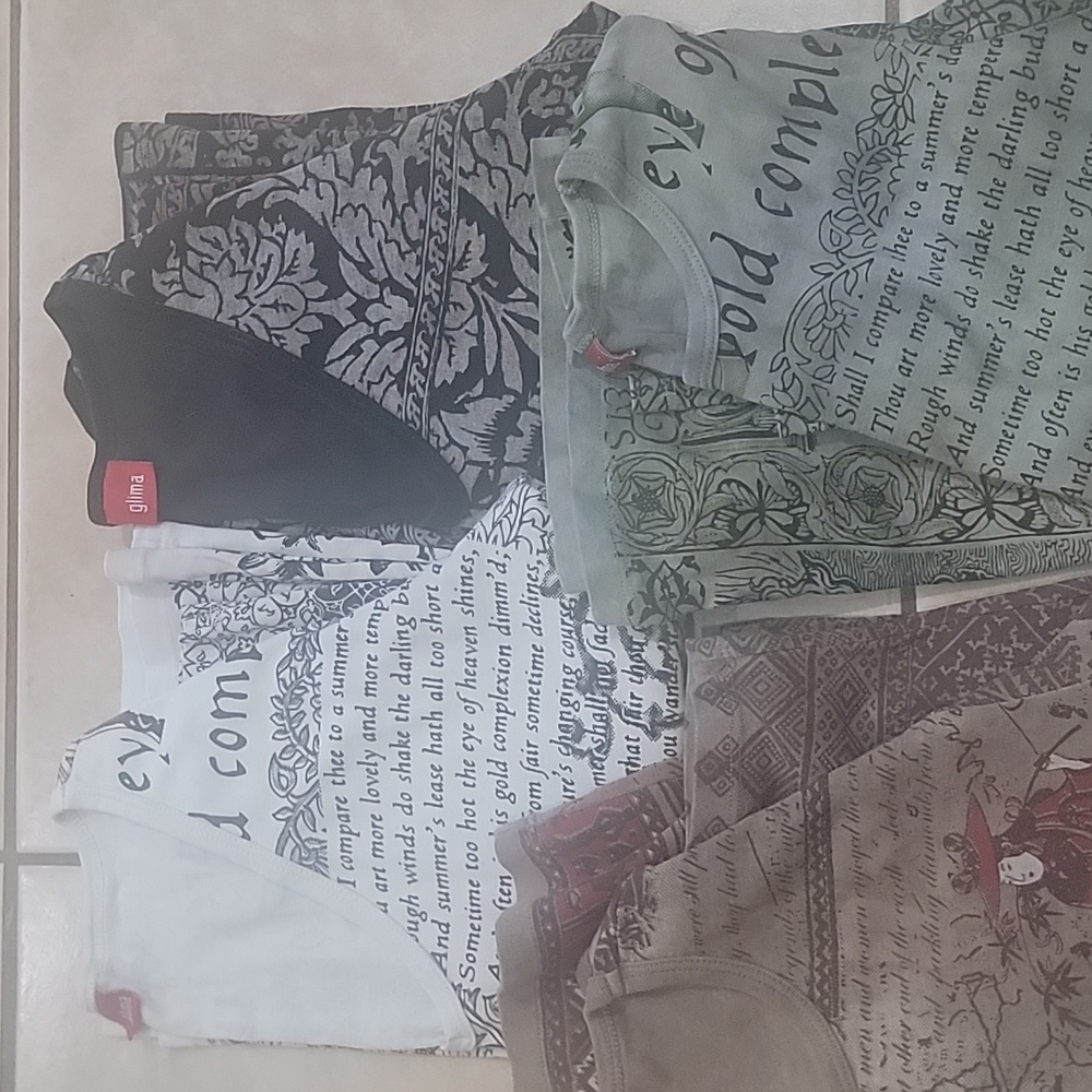 Glima vintage tee shirts package of 4